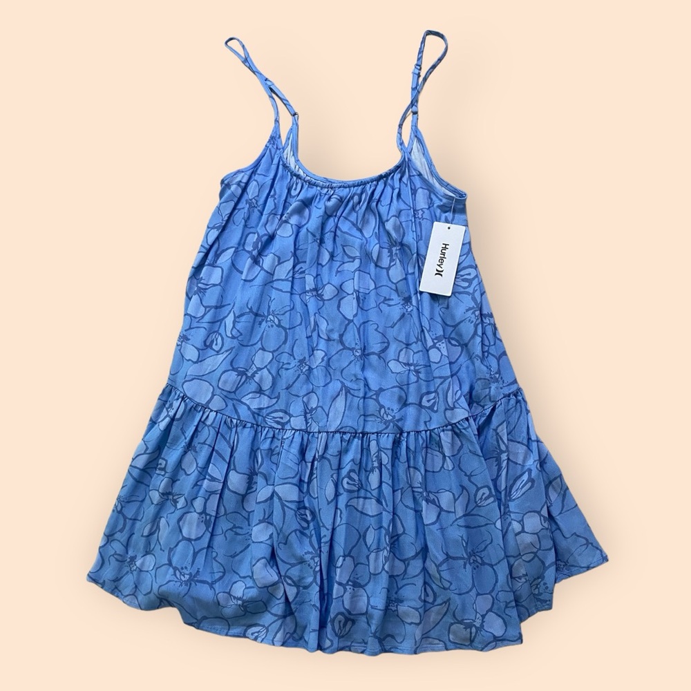 Hurley-NWT-Women Med-Abstract Floral Mini Dress